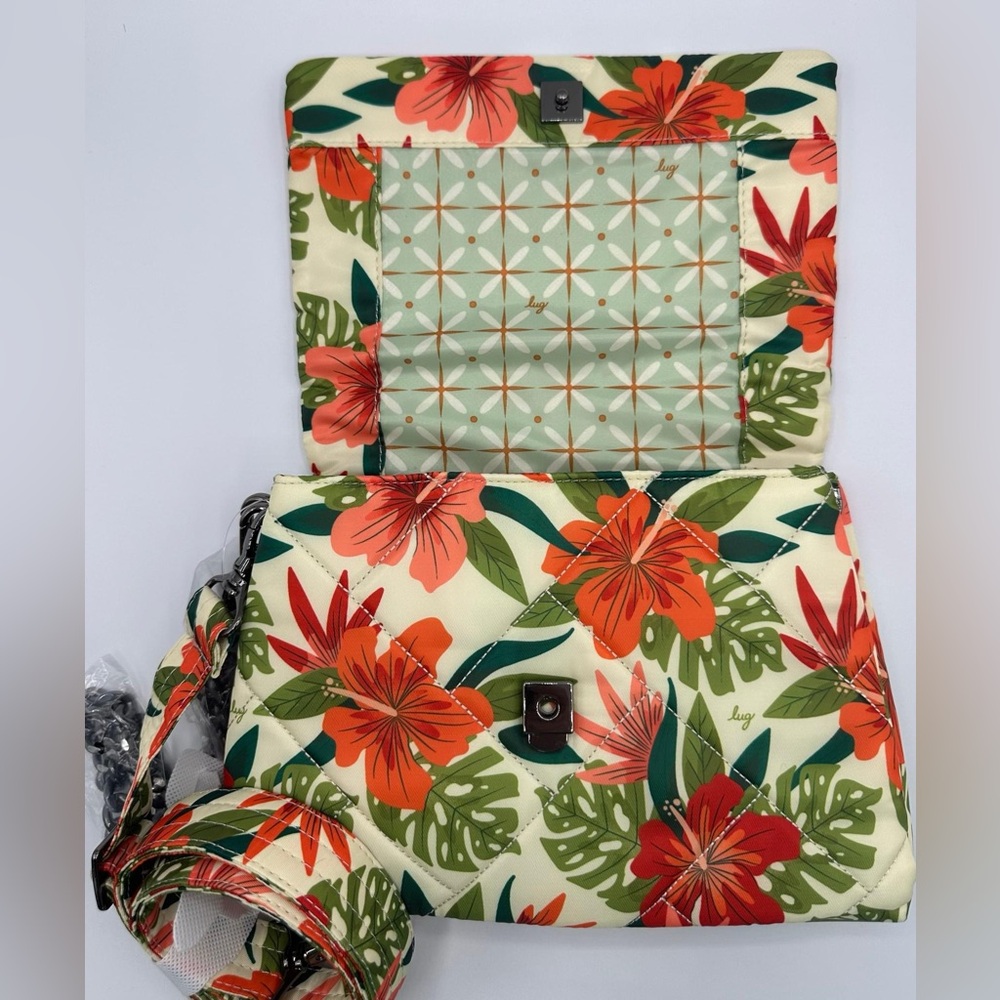 Lug Plie’ Crossbody in Lush Luau